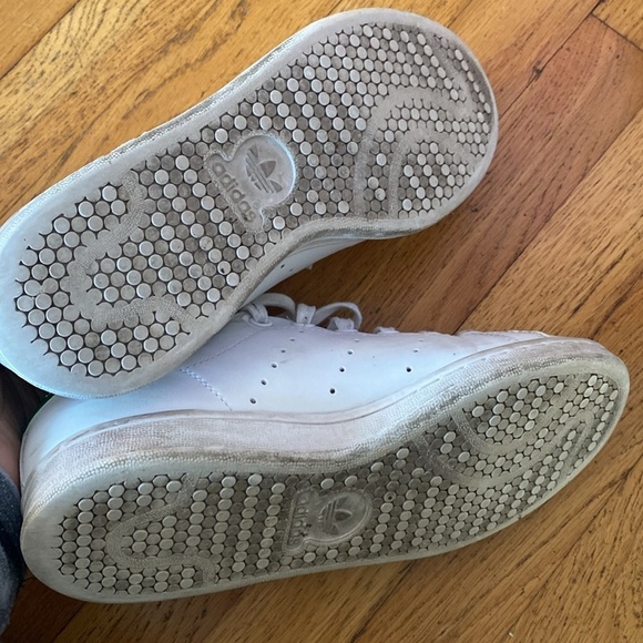 Adidas Stan Smith Primegreen White and Green Sneakers Size 5.5 - Picture 9 of 11